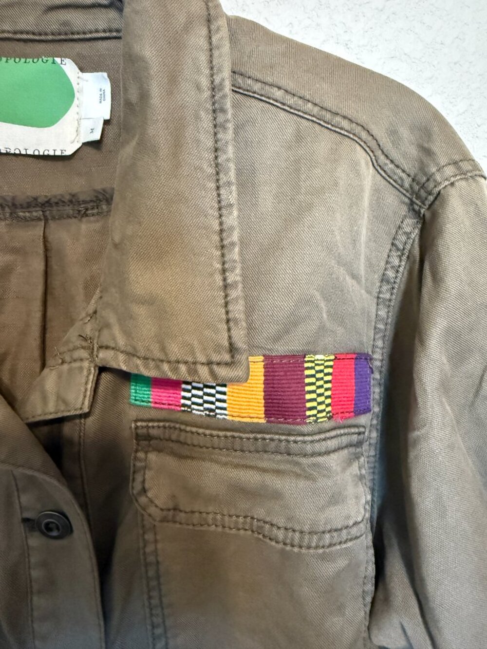 Anthropologie Peplum Military Jacket - Picture 7 of 8
